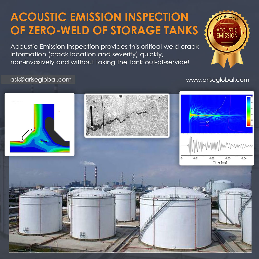Acoustic Emission - Insulated storage tank bottom
