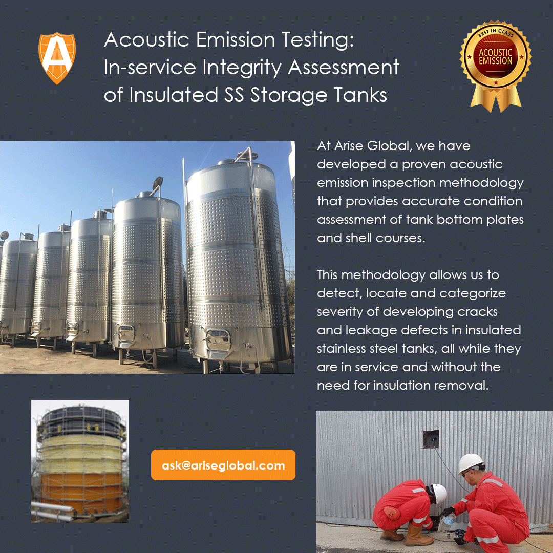 In-service Integrity Assessment of Insulated SS Storage Tanks